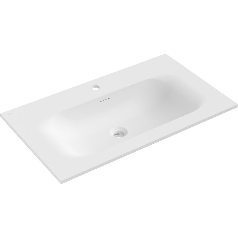 Mexen Vela вградена мивка в плот 81 x 46,5 см, бяла мат - 25238001