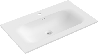 Mexen Vela вградена мивка в плот 81 x 46,5 см, бяла мат - 25238001