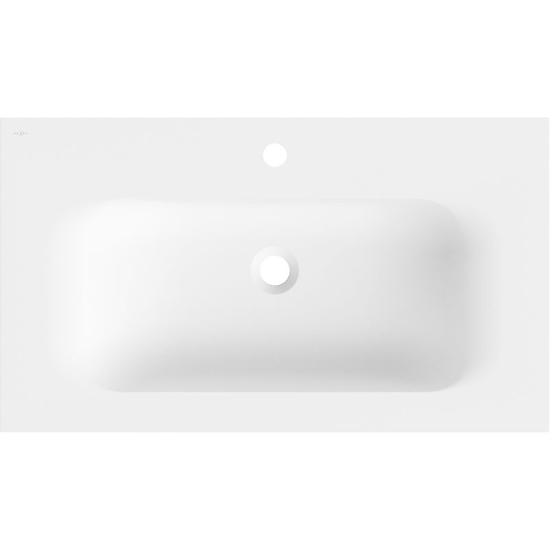 Mexen Vela вградена мивка в плот 81 x 46,5 см, бяла мат - 25238001