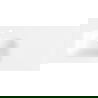 Mexen Vela мивка вградена в плот лява 101 x 46,5 cm, бял гланц - 25231000L