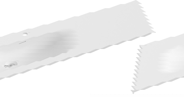 Mexen Vela вграденa мивка в плот, лява 101 x 46,5 см, бяла мат - 25231001L