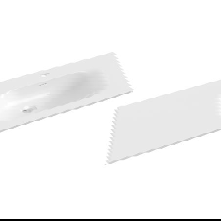 Mexen Vela мивка вградена в плот дясна 101 x 46,5 см, бяла гланц - 25231000P