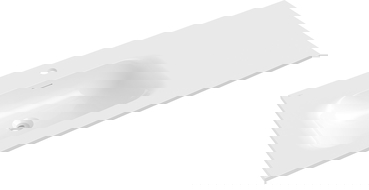 Mexen Vela мивка за вграждане в плот лява 121 x 46,5 cm, бял гланц - 25231200L