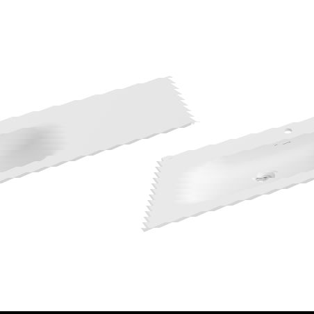 Mexen Vela мивка вградена в плот лява 121 x 46,5 cm, бяла мат - 25231201L