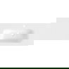Mexen Vela мивка с монтаж в плот, дясна, 141 x 46,5 см, бял гланц - 25231400P