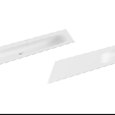 Mexen Vela мивка за вграждане в плот дясна 161 х 46,5 см, бяла мат - 25231601P