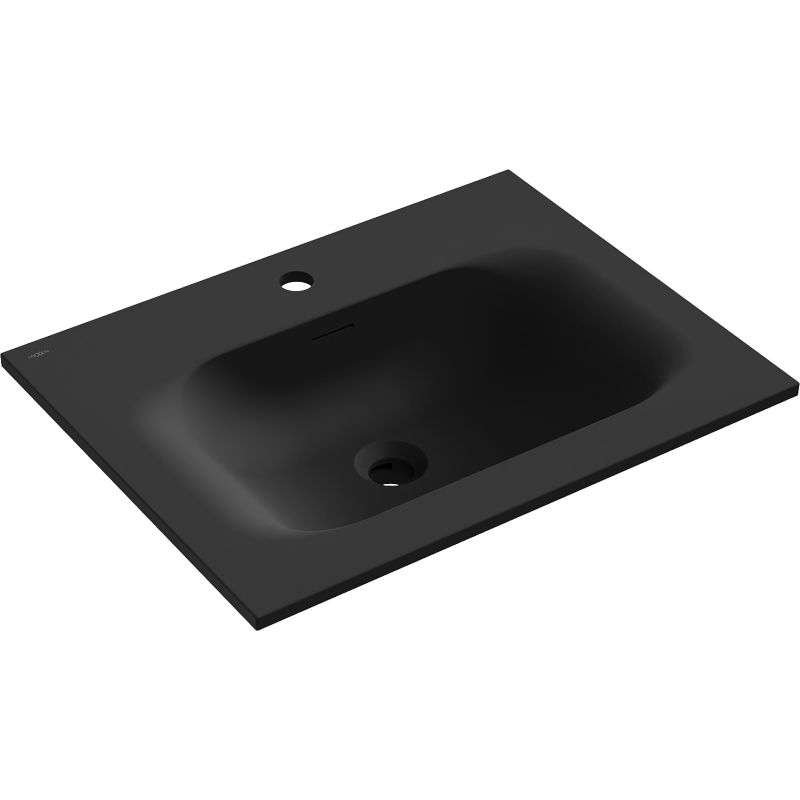 Mexen Vela умивалник вграден в плот 61 x 46,5 см, черен мат - 25236071
