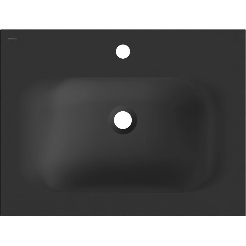 Mexen Vela умивалник вграден в плот 61 x 46,5 см, черен мат - 25236071