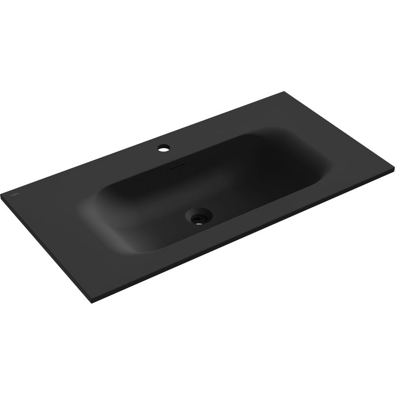 Mexen Vela мивка вградена в плот 91 x 46,5 cm, черен мат - 25239071