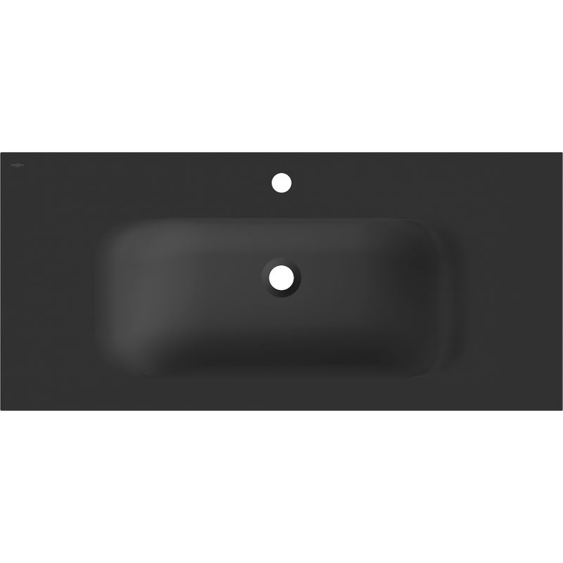 Mexen Vela мивка вградена в плот 101 x 46,5 см, черна мат - 25231071