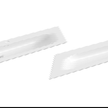 Mexen Vela вградена мивка в плот 121 x 46,5 cm, бял гланц - 25231200