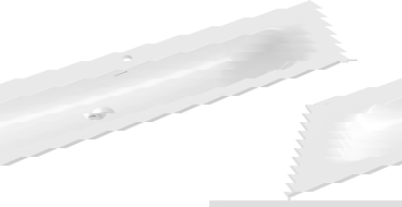 Mexen Vela вградена мивка в плот 121 x 46,5 cm, бял гланц - 25231200