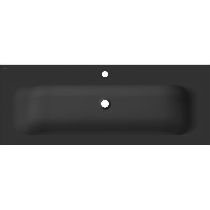 Mexen Vela мивка вградена в плот 121 x 46,5 см, черна мат - 25231271