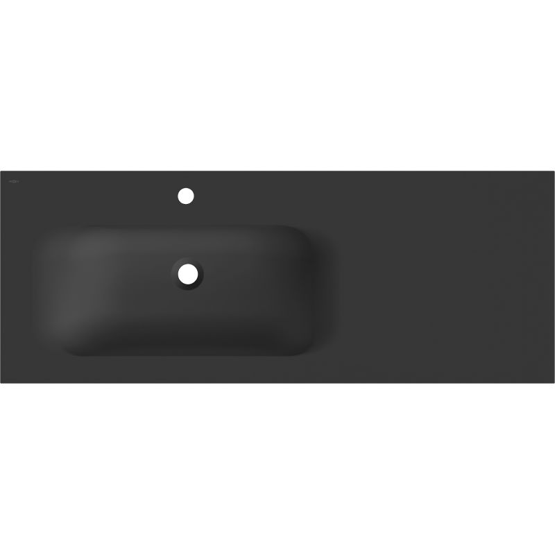 Mexen Vela вградена в плот мивка лява 121 x 46,5 см, черен мат - 25231271L