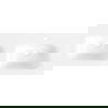 Mexen Vela двойна мивка вградена в плот 121 x 46,5 cm, бял гланц - 25231200D