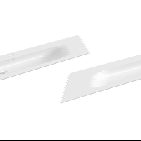 Mexen Vela вградена мивка в плот 141 x 46,5 см, бял гланц - 25231400