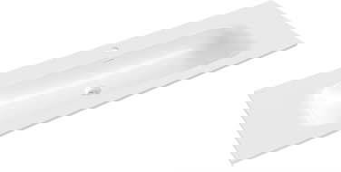 Mexen Vela вградена мивка в плот 141 x 46,5 см, бял гланц - 25231400