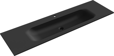 Mexen Vela мивка вградена в плот 161 x 46,5 см, черна мат - 25231671