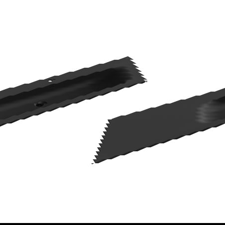 Mexen Vela вградена в плота мивка, дясна, 161 x 46,5 см, черен мат - 25231671P