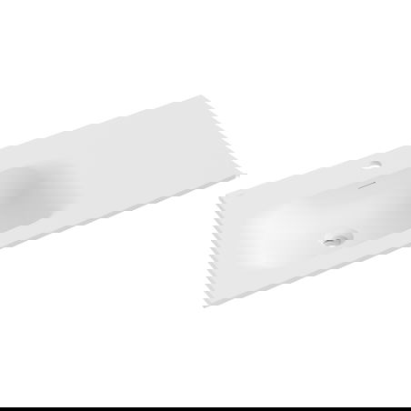 Mexen Vela мивка, вградена в плот, лява 91 x 46,5 cm, бяла мат - 25239001L