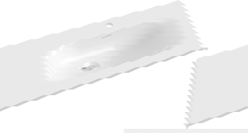 Mexen Vela умивалник вграден в плота десен 91 x 46,5 см, бял гланц - 25239000P