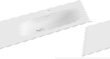 Mexen Vela мивка за вграждане в плот дясна 91 x 46,5 см, бяла мат - 25239001P