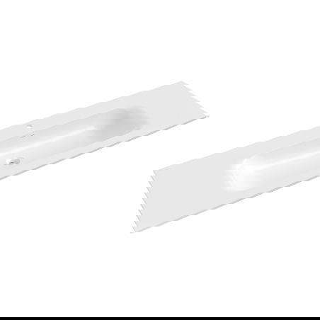 Mexen Vela мивка вграждана в плот 161 x 46,5 см, бяла гланц - 25231600