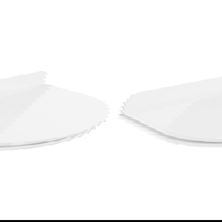 Mexen дъска с плавно падане slim, duroplast, бяла гланц - 39010100