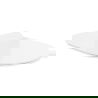 Mexen дъска с плавно падане slim, duroplast, бяла гланц - 39010100