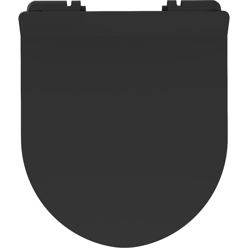 Mexen тънка седалка със забавено падане, дуропласт, черен мат - 39010185