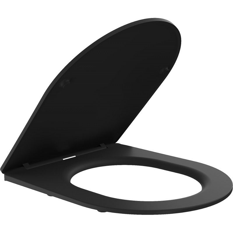 Mexen забавена седалка slim, дуропласт, черно мат - 39100185