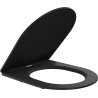 Mexen забавена седалка slim, дуропласт, черно мат - 39100185