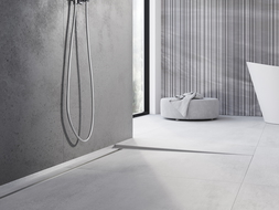 Mexen Line-B подова наклонена лайсна 120 см дясна, инокс - 181001120R