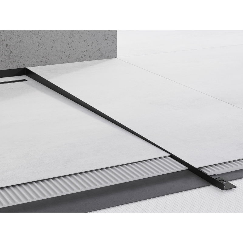 Mexen Line-B подова наклонена лента 120 см дясна, черна - 187001120R