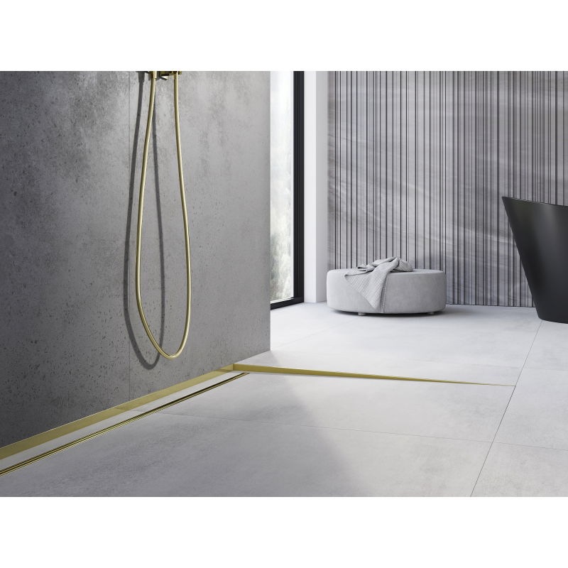 Mexen Line-B подова наклонена лайсна 180 см дясна, златна - 185001180R