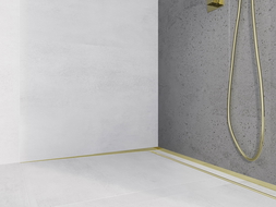 Mexen Line-B стенен уклон листва 120 см лява, златна - 185002120L