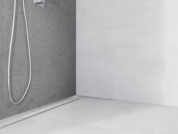 Mexen Line-B стенна наклонена лайсна 120 см дясна, инокс - 181002120R