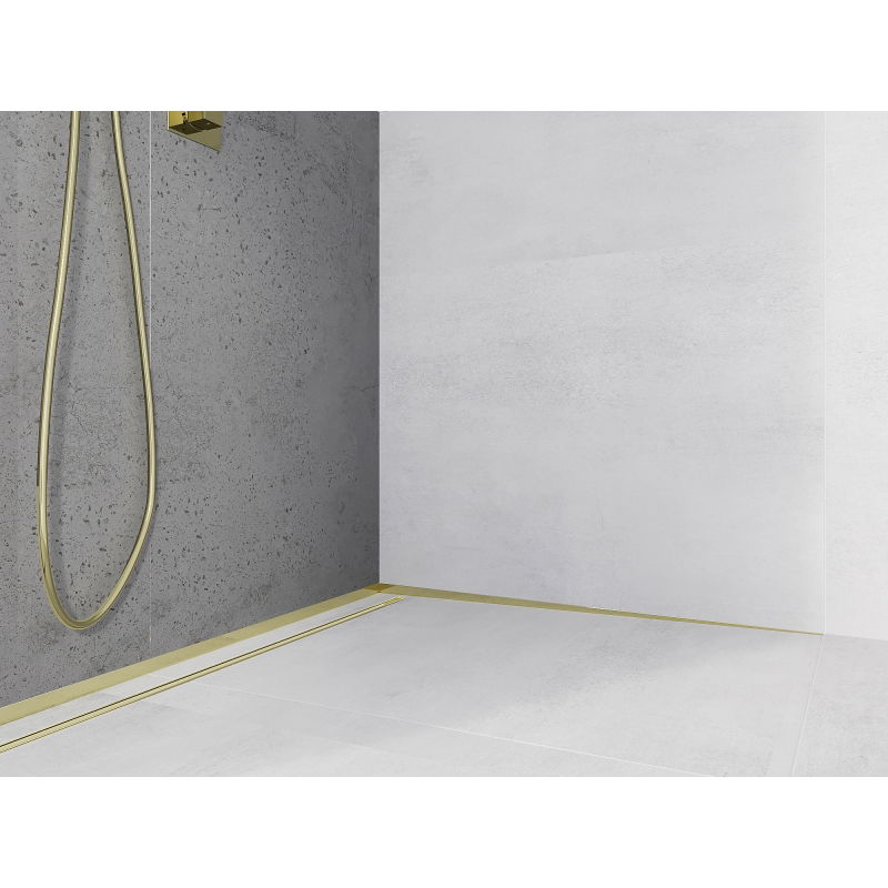 Mexen Line-B стенен наклонен профил 180 см, десен, златен - 185002180R