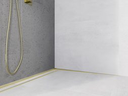 Mexen Line-B стенен наклонен профил 180 см, десен, златен - 185002180R