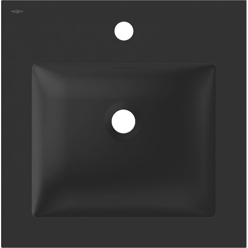 Mexen Otis вградена в плот мивка 46 x 46,5 см, черен мат - 25184571