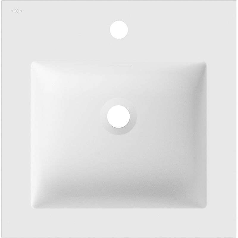 Mexen Otis мивка вградена в плот 46 x 46,5 см, бяло мат - 25184501