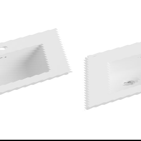 Mexen Otis мивка за вграждане в плот 51 x 46,5 см, бял мат - 25185001