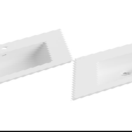 Mexen Otis мивка вградена в плот 71 x 46,5 см, бяла мат - 25187001