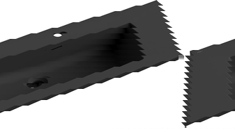 Mexen Otis вградена в плот мивка 71 x 46,5 cm, черен мат - 25187071