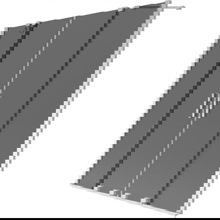 Mexen Velar Duo параван за вана с две плъзгащи се крила 140 x 150 см, графит, хром - 896-140-000-42-01