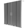 Mexen Velar Duo двукрилна плъзгаща се вана 140 x 150 см, графит, хром - 896-140-000-42-01