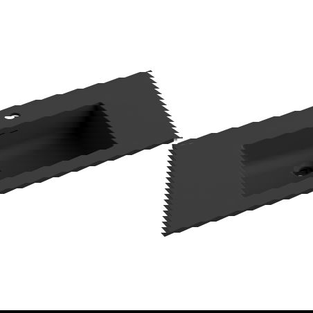 Mexen Otis умивалник вграден в плот 81 x 46,5 см, черен мат - 25188071