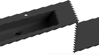 Mexen Otis умивалник вграден в плот 81 x 46,5 см, черен мат - 25188071