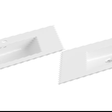 Mexen Otis мивка за вграждане в плот 81 x 46,5 см, бяла гланц - 25188000