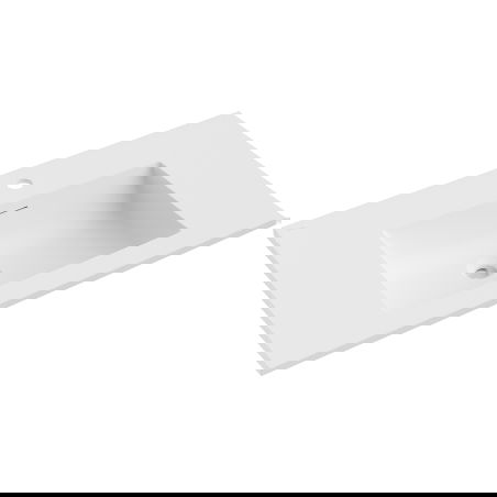 Mexen Otis мивка, вградена в плот 81 x 46,5 cm, бяла мат - 25188001